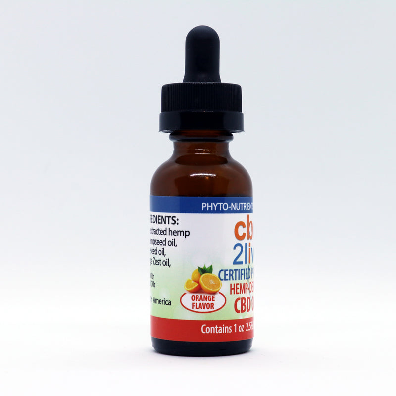 Hemp Oil - 30 ml - 750 mg CBD - Orange
