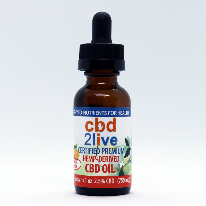Hemp Oil - 30 ml - 750 mg CBD - Orange