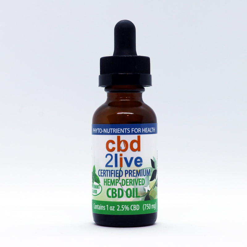 Hemp Oil - 30 ml - 750 mg CBD - Peppermint